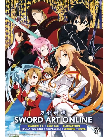 ENG DUB * SWORD ART ONLINE 刀劍神域 COMPLETE SET